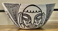 Bowl with African Masks