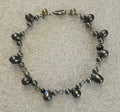 Teardrop Iridescent Pearl Anklet (8)