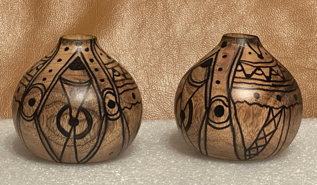 Mango Wood Vases