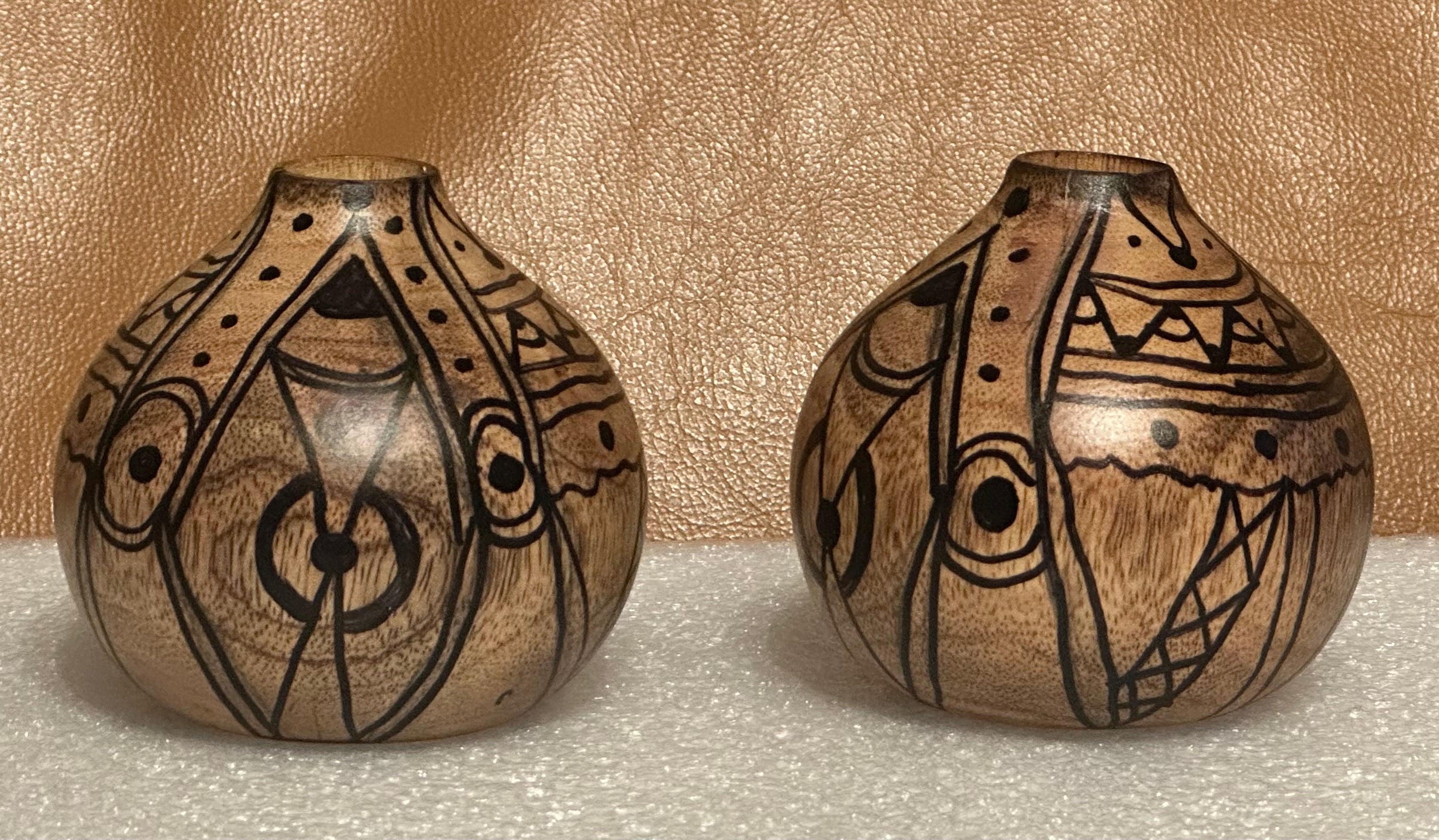Mango Wood Vases