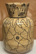 Large Costa Rican Curves Bamboo Vase