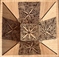 Square Decorative Bamboo Bowl