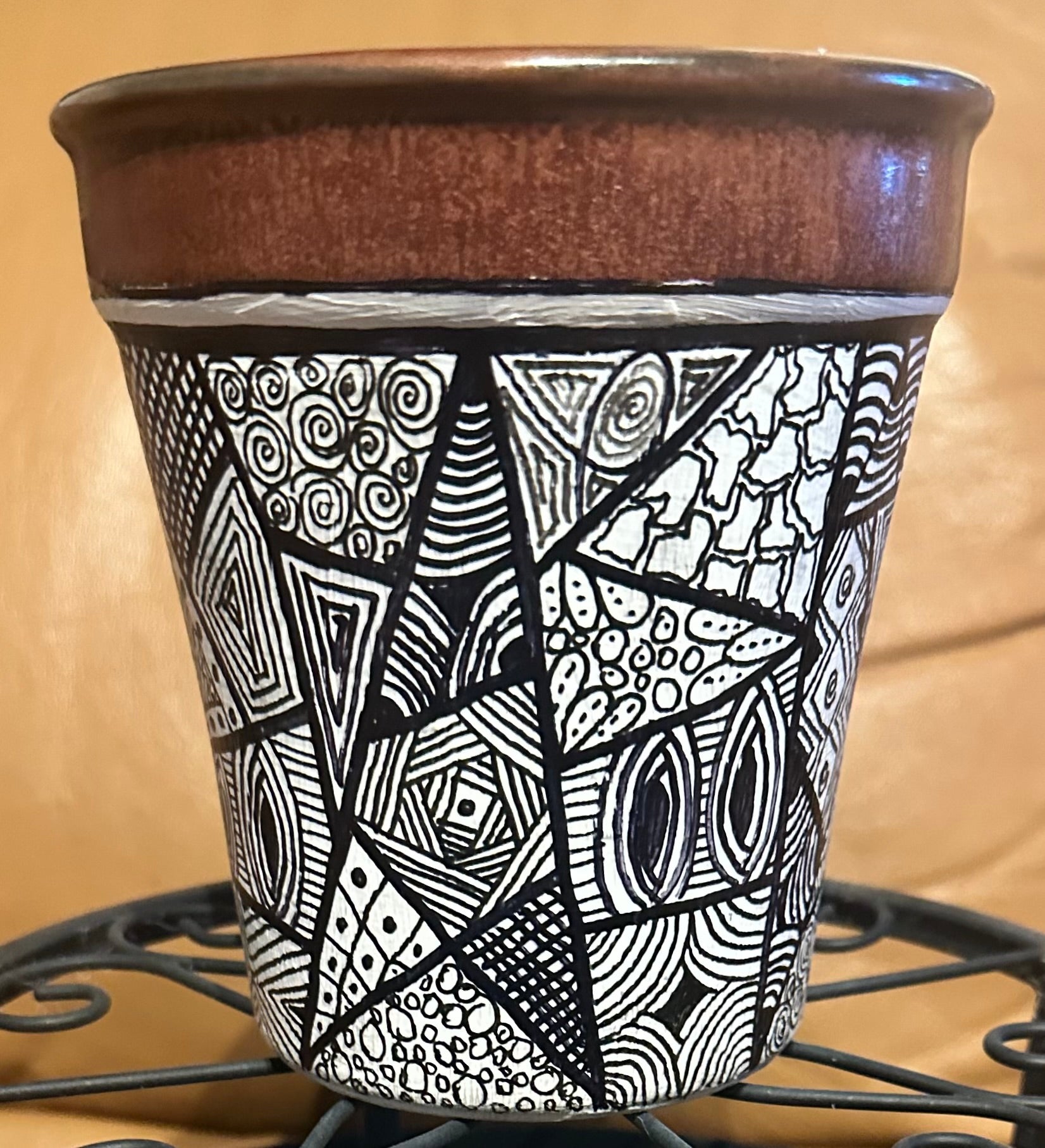 Decorative Terra Cotta Pot