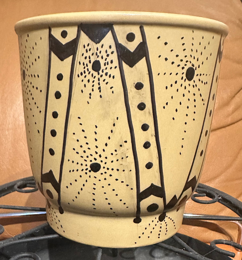 Ceramic Vase with Decorative Patterns