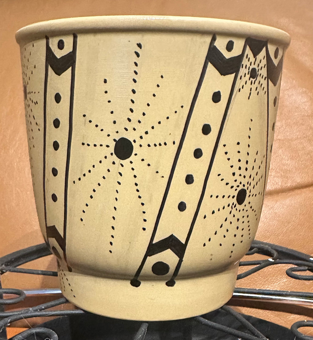 Ceramic Vase with Decorative Patterns