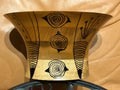 Wooden Bowl with Spiral Designs