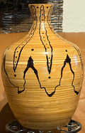 Large Bamboo Vase with Designs