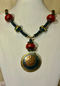 Gong Necklace w/Earrings
