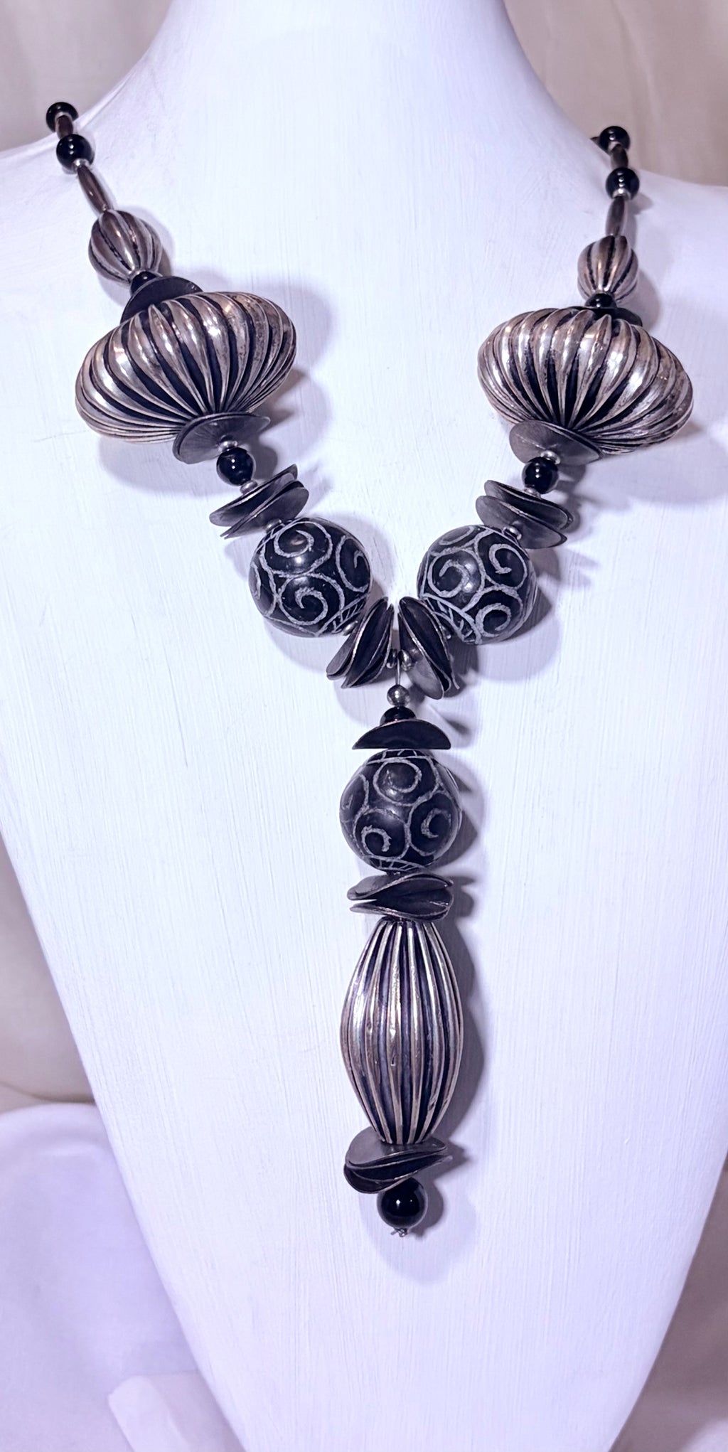 Silver and Black Elegance