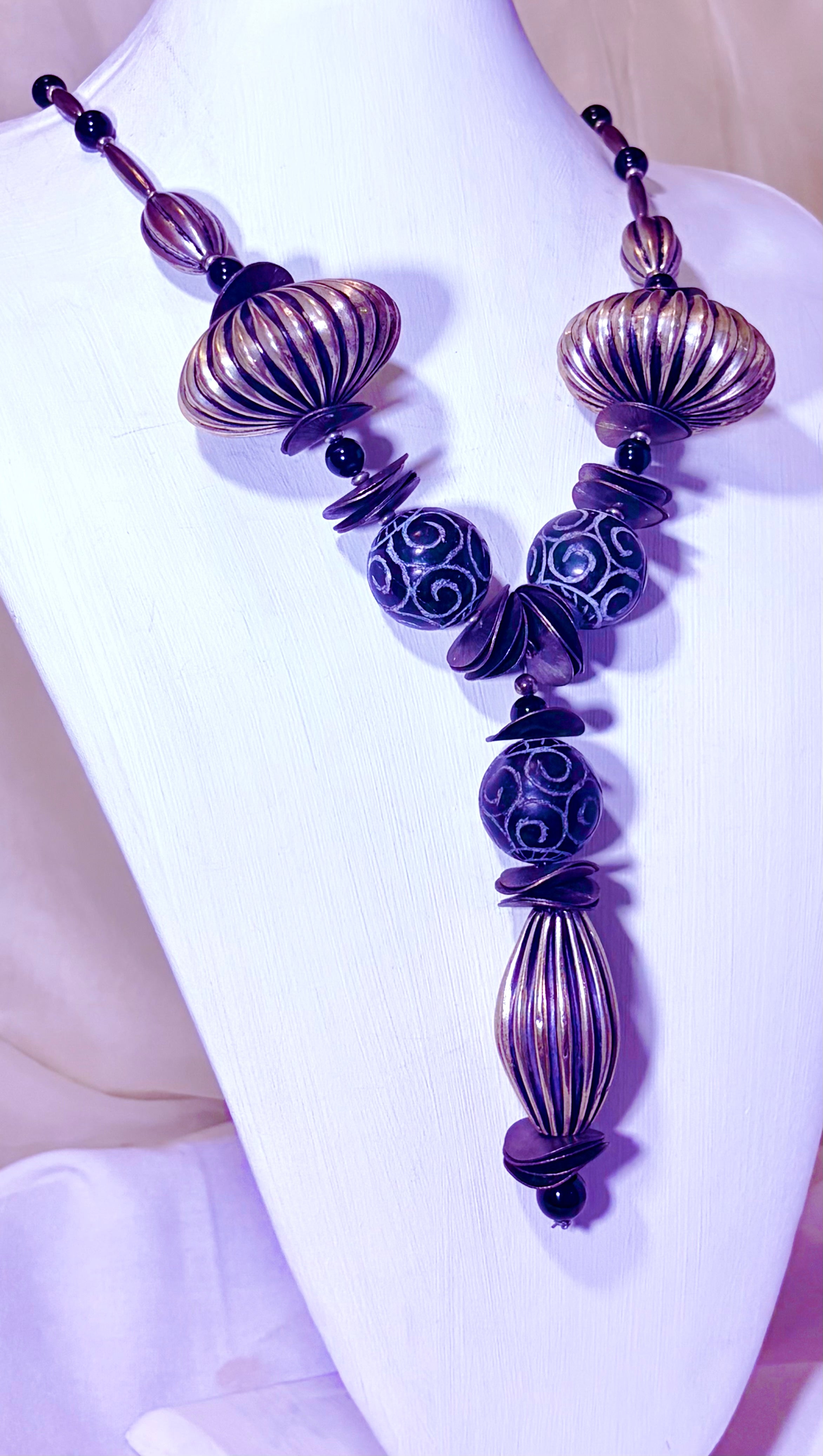Silver and Black Elegance
