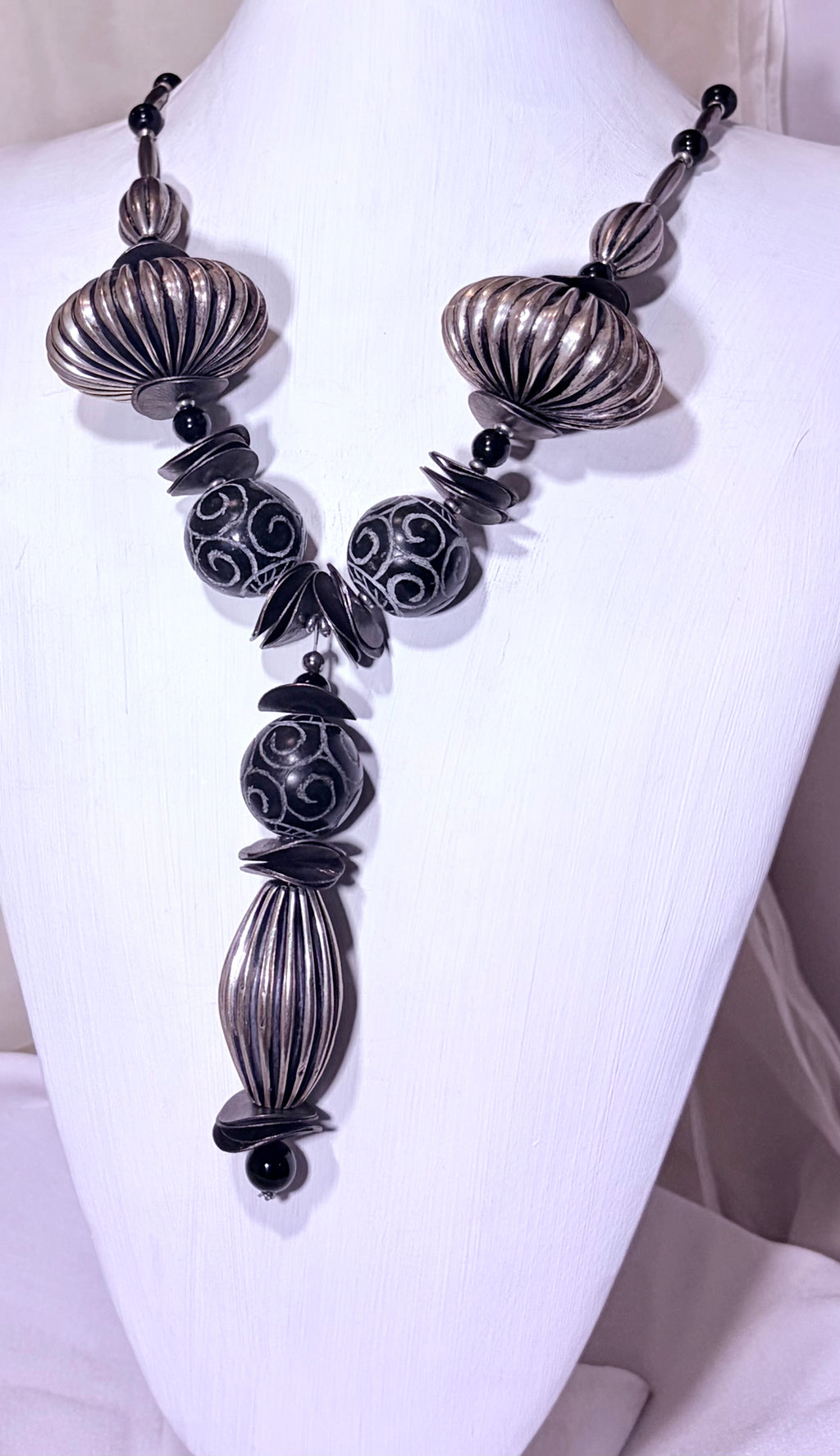 Silver and Black Elegance