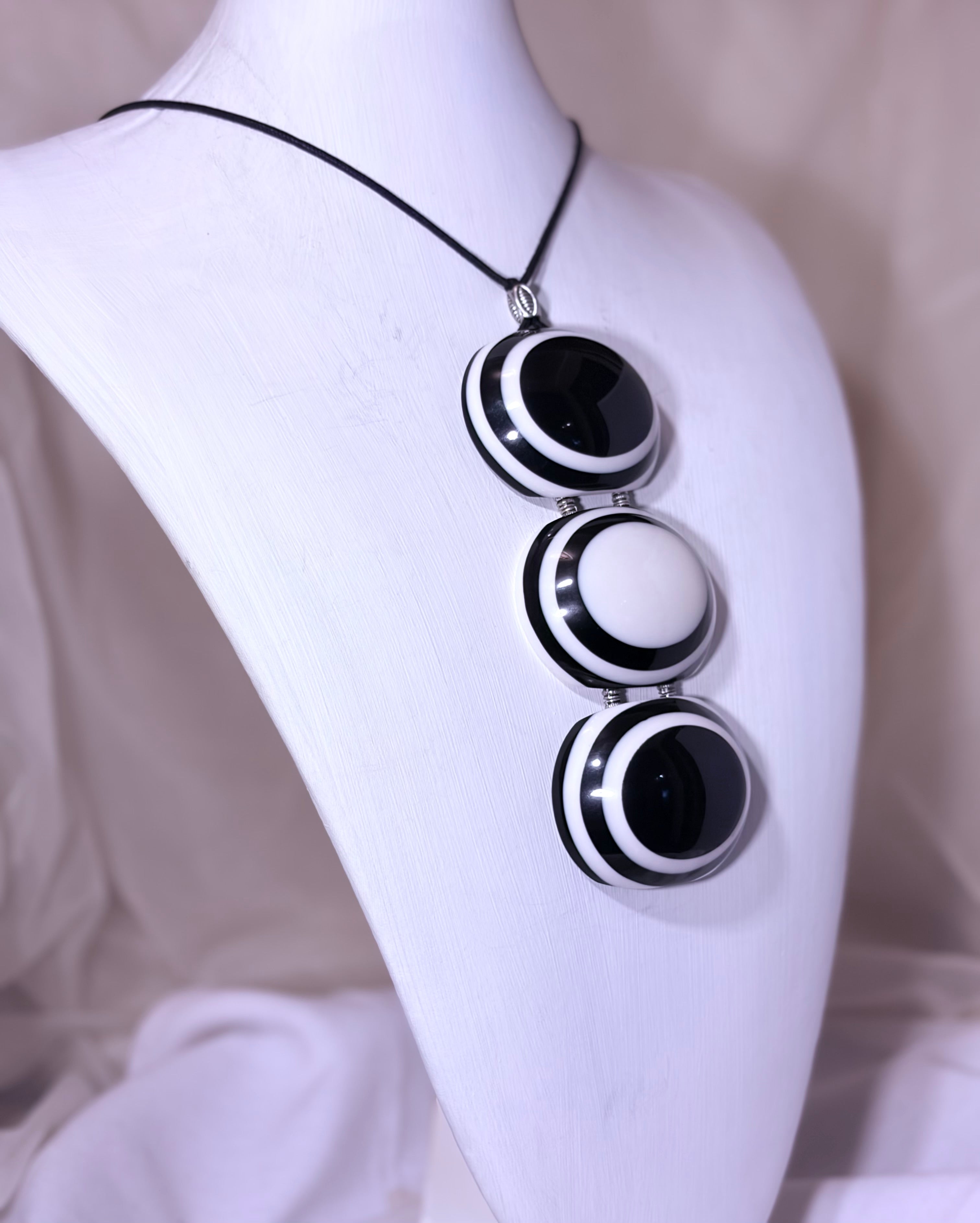 Black White Black Circles