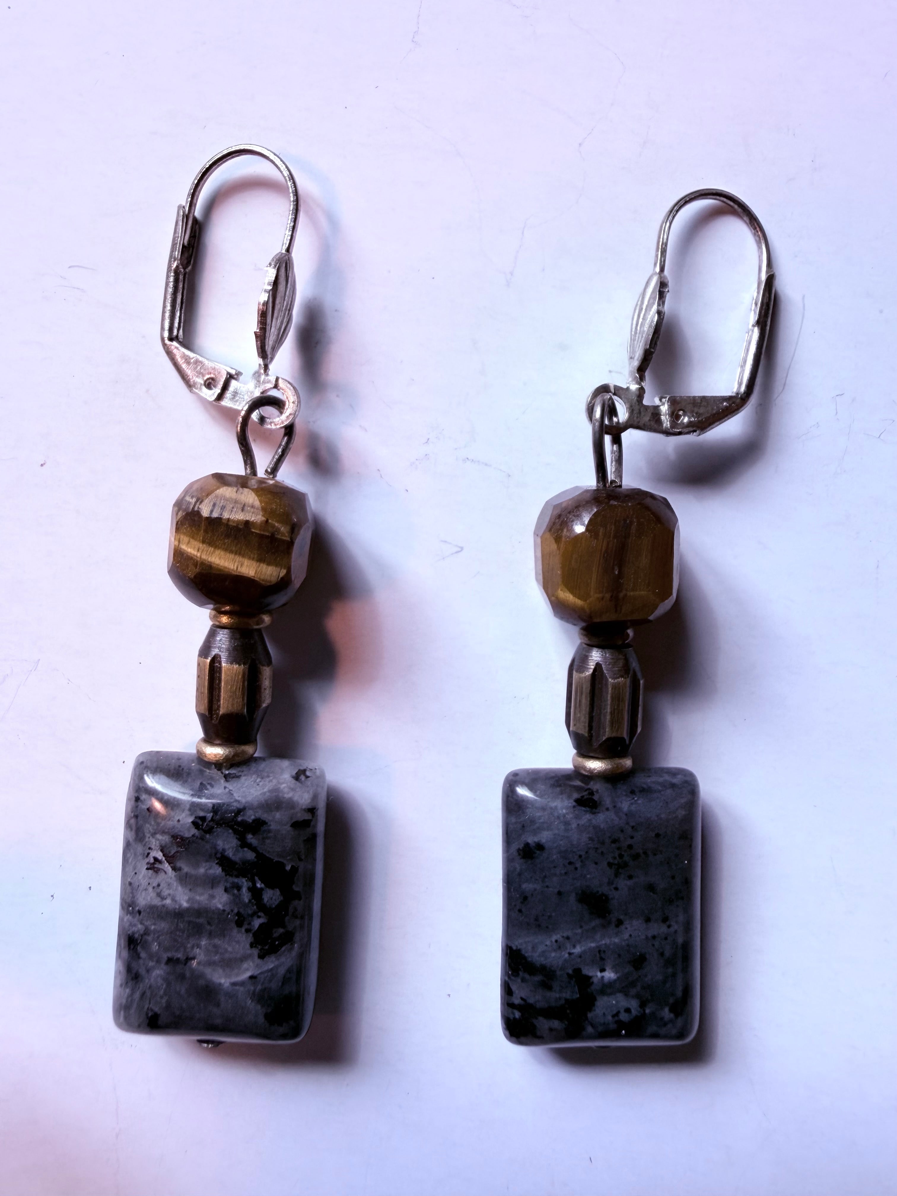 Tiger's Eye and Blue Dendritic Jasper