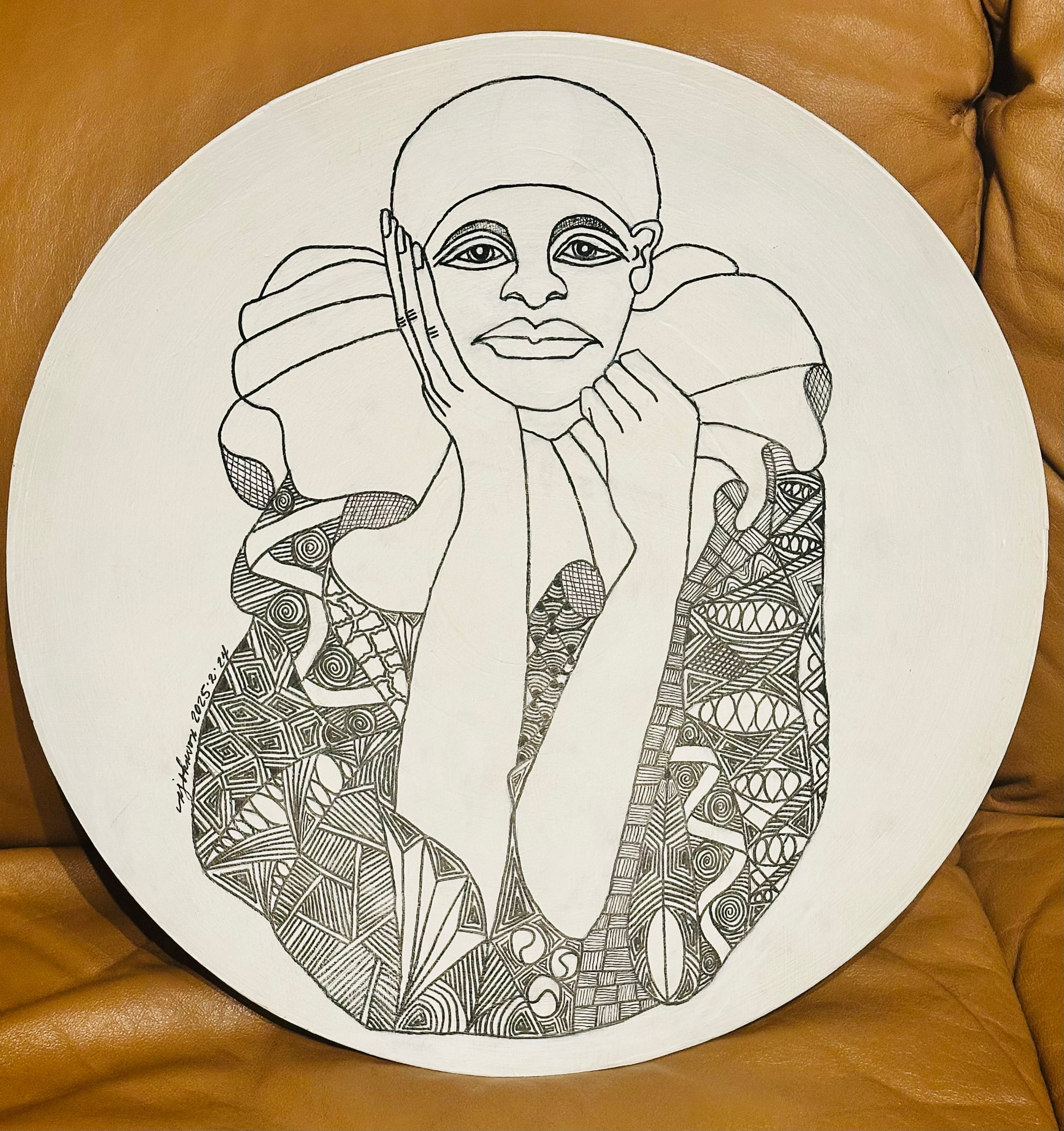 Harlequin Bamboo Plate