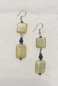 Green Jade Dangles