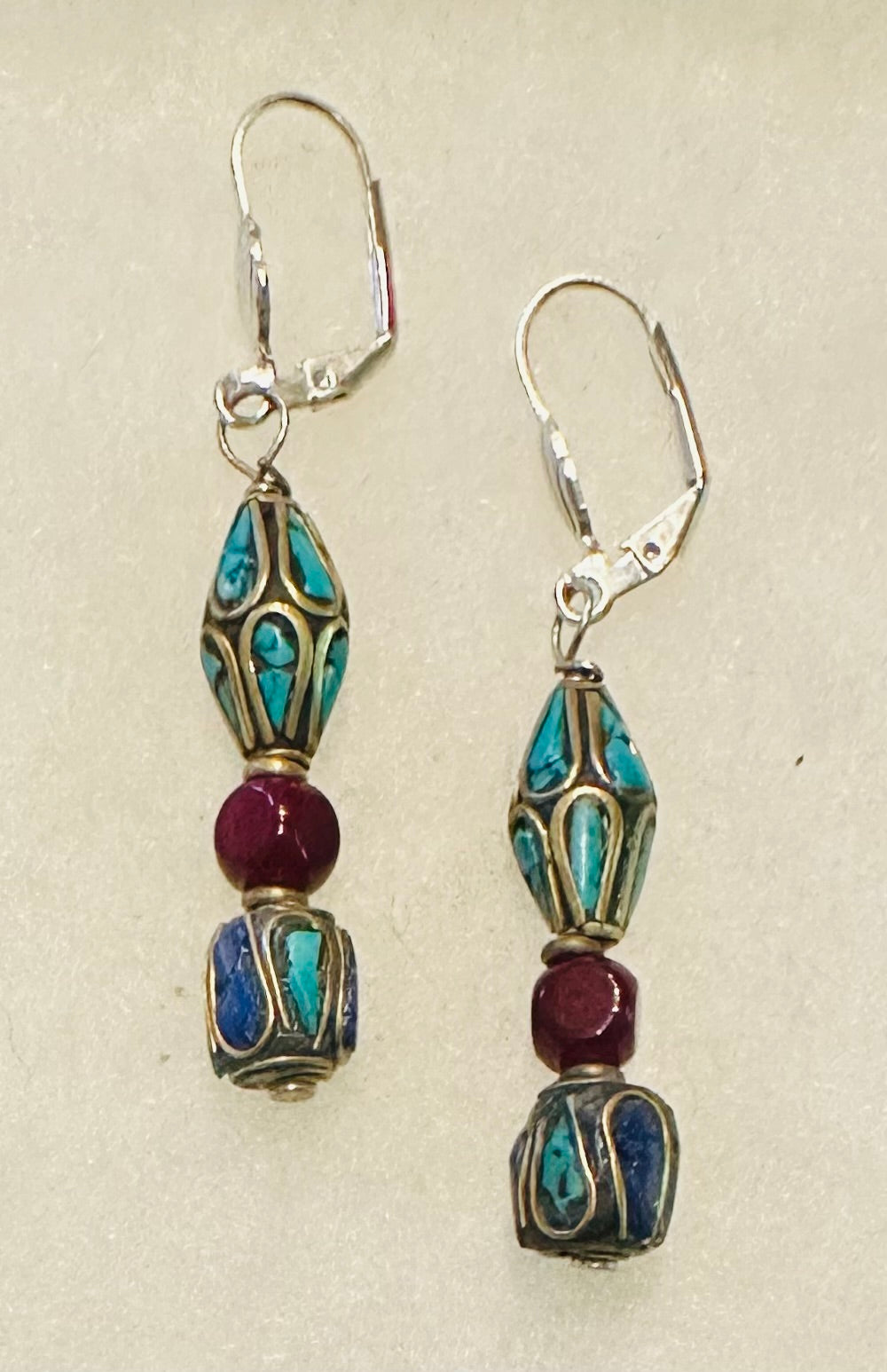 Inlaid Tibetan Dangles