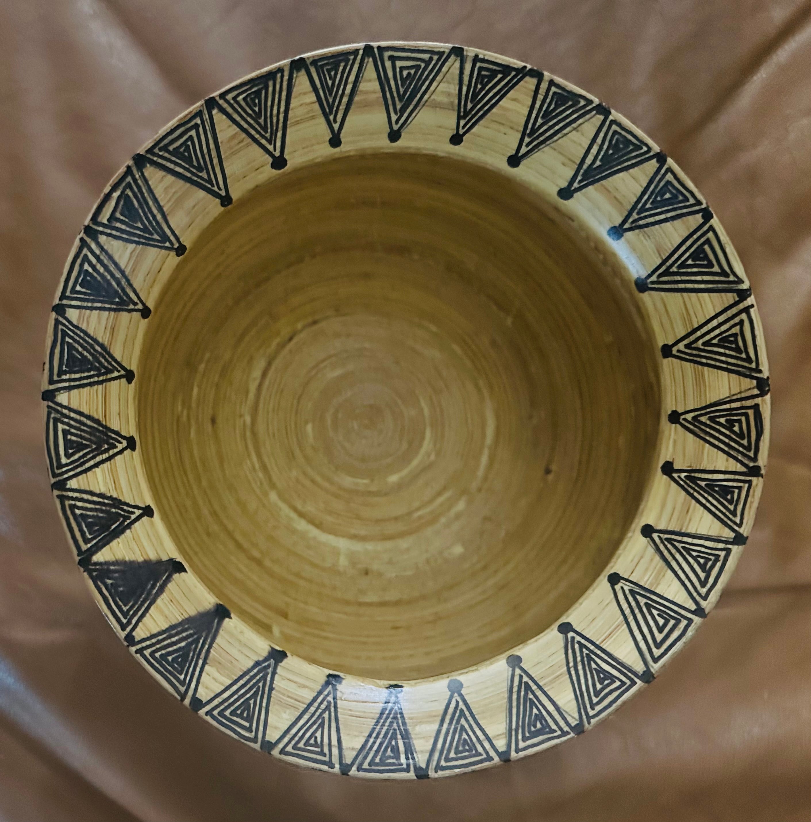 Five viewpoints of bamboo pot