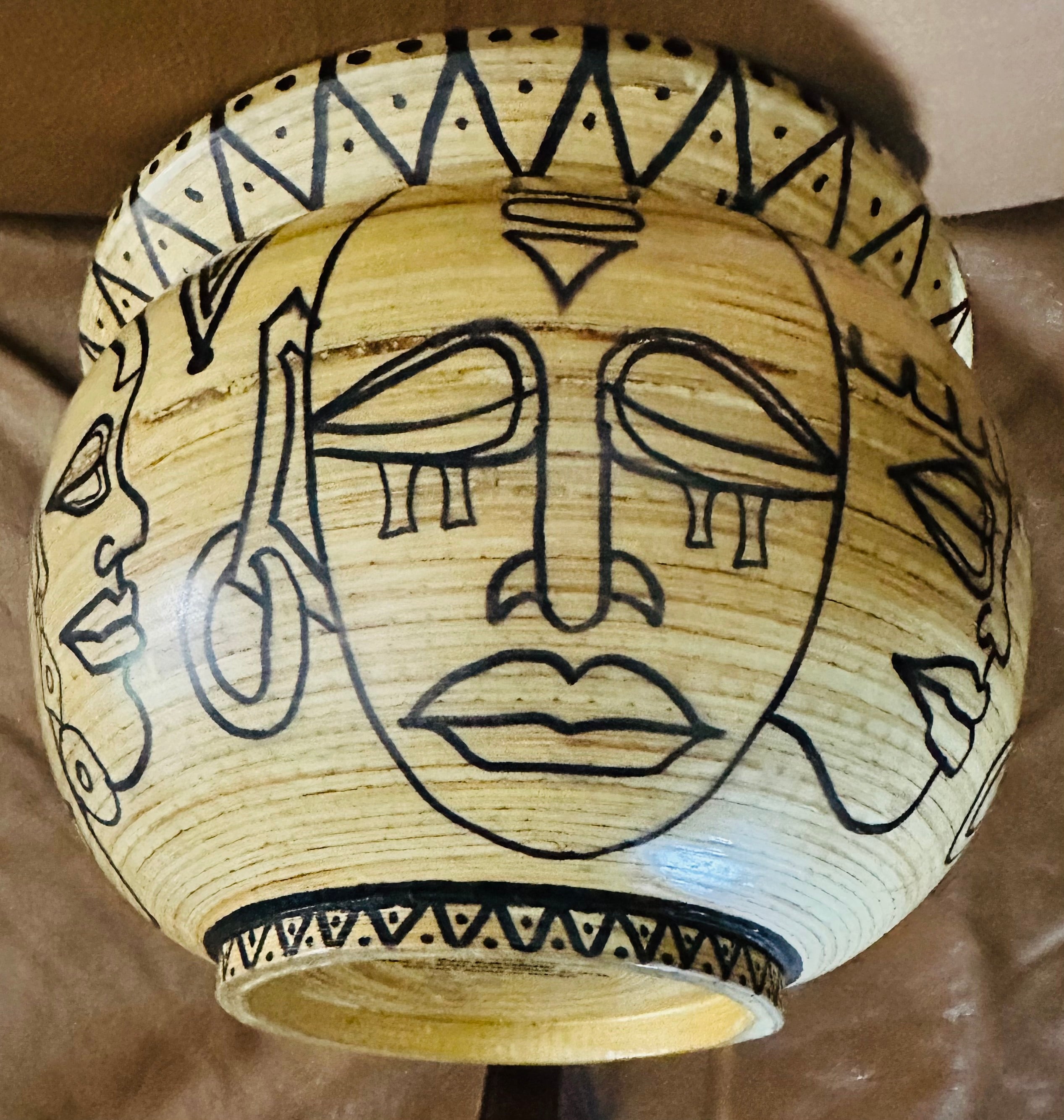 Five viewpoints of bamboo pot