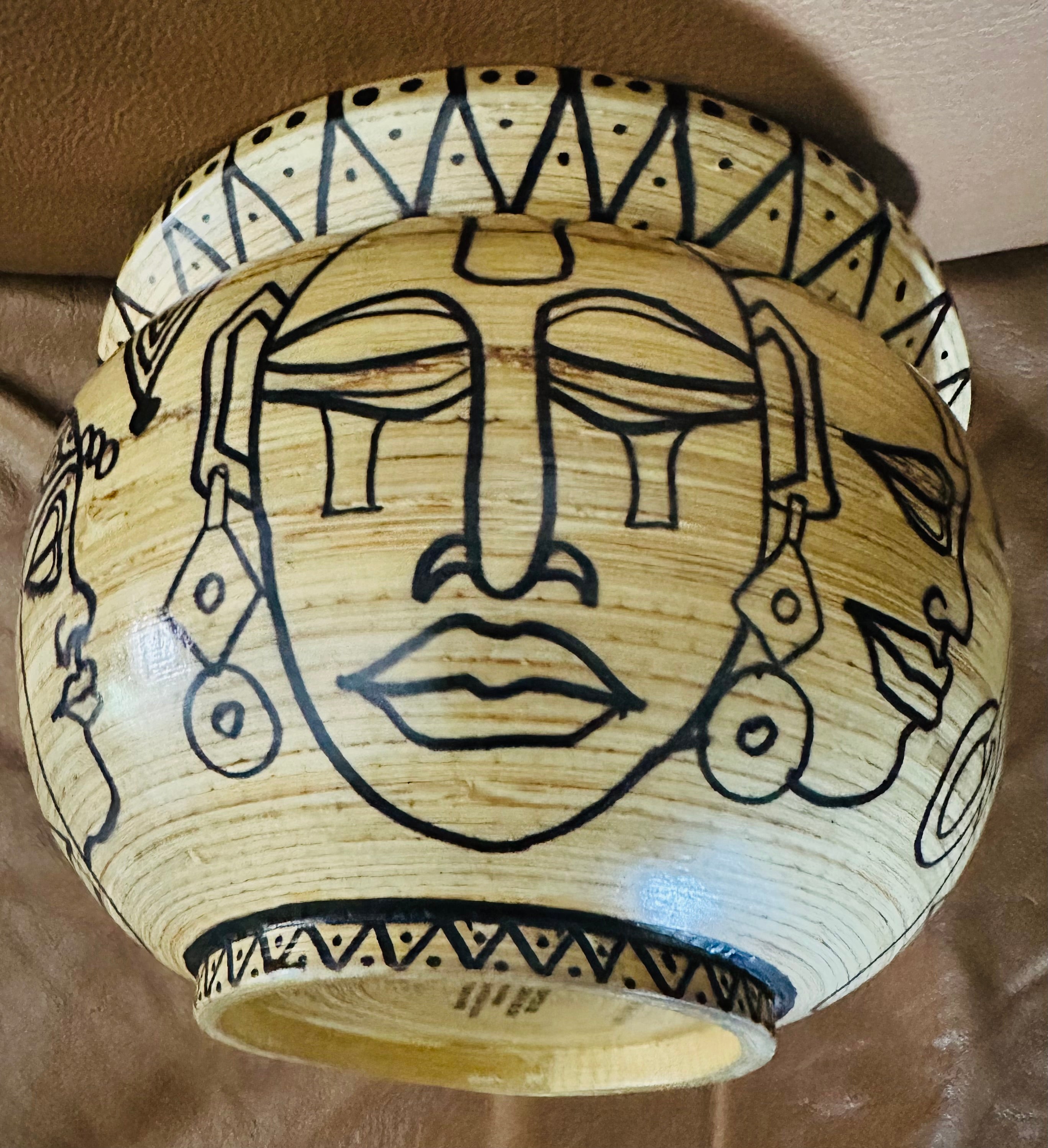 Five viewpoints of bamboo pot