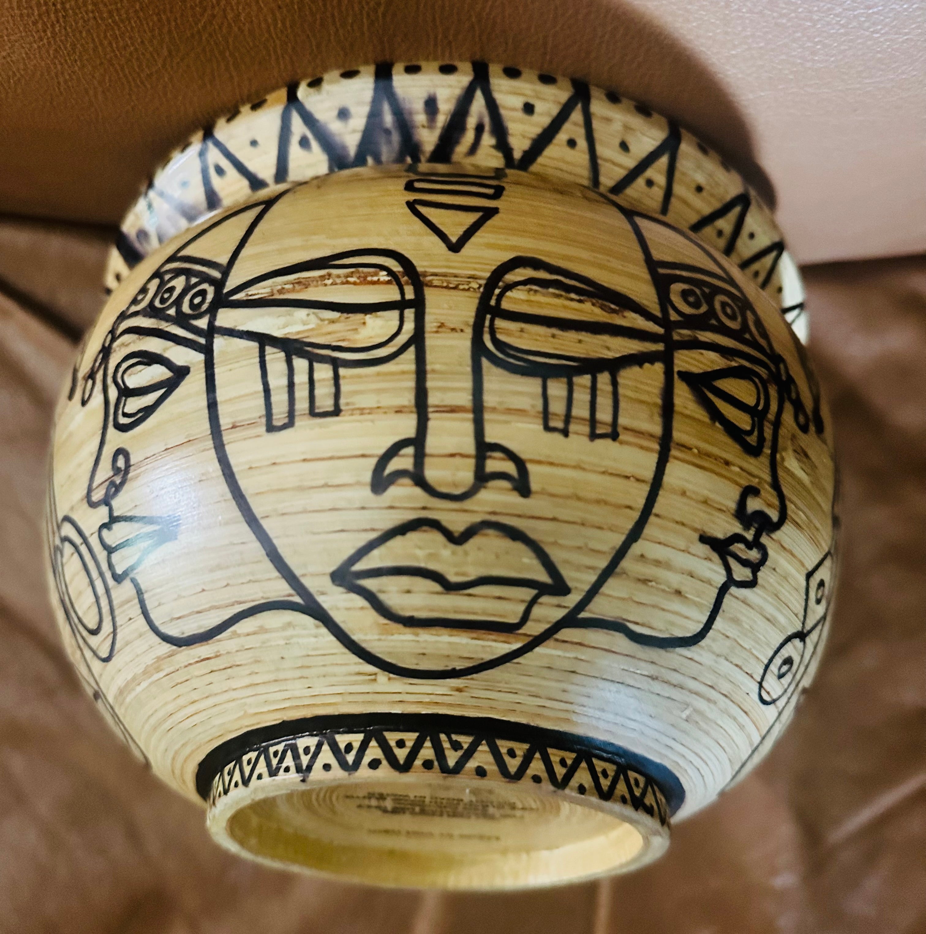 Five viewpoints of bamboo pot