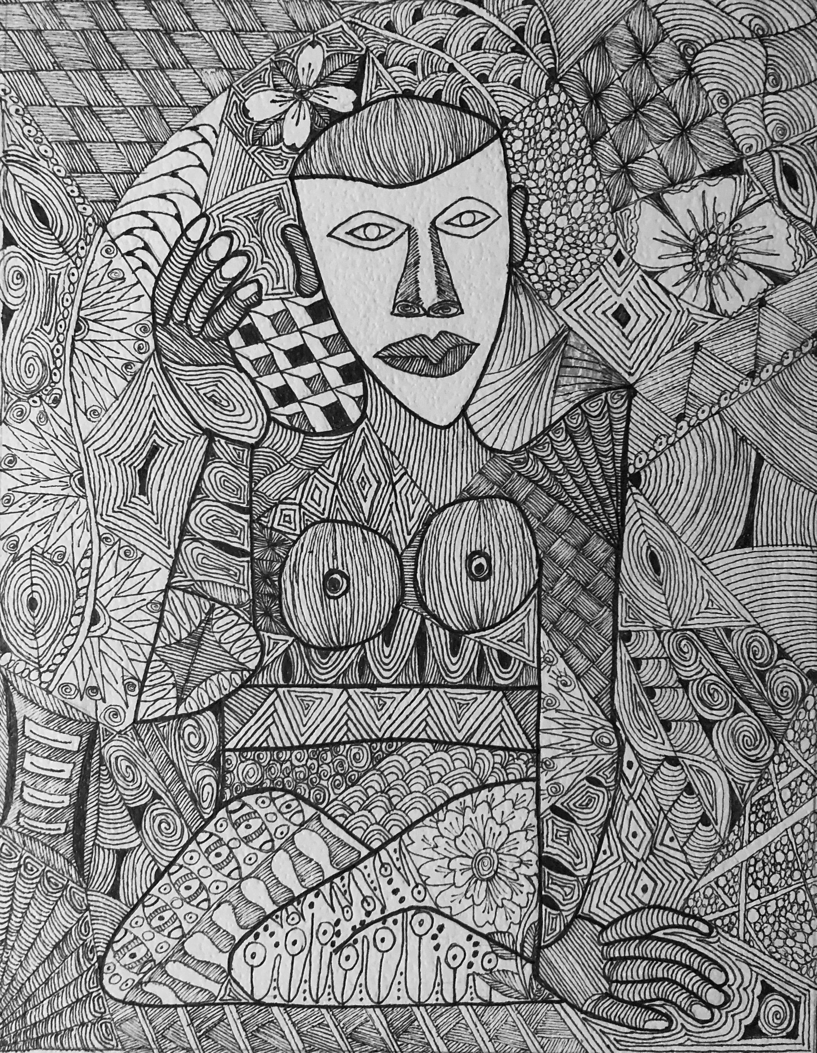 Picasso's Illustrated Man
